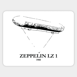 Zeppelin LZ 1  1900 Airship Sticker